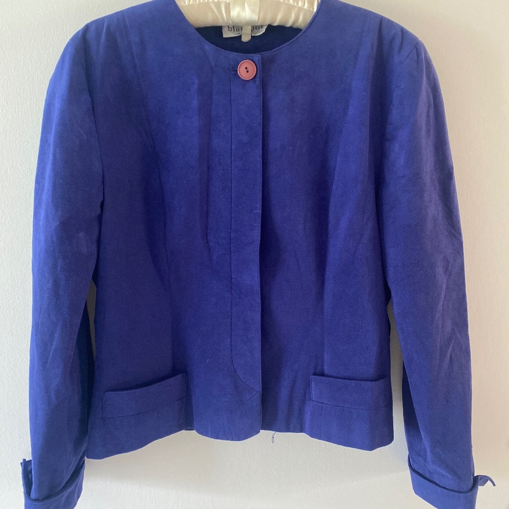 Fitted Waist ultra suede Jacket